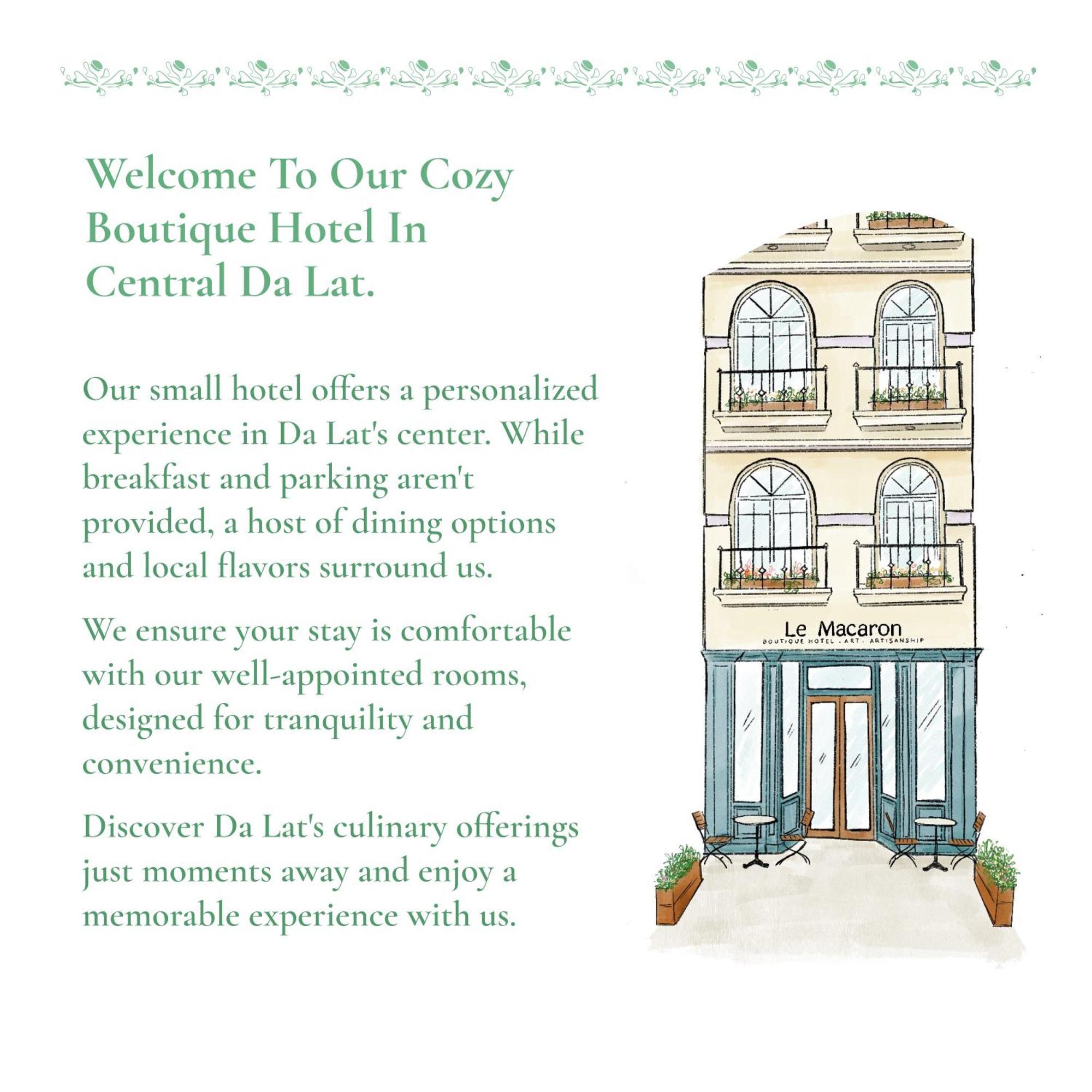 Le Macaron City Center - Boutique Hotel Dalat Luaran gambar